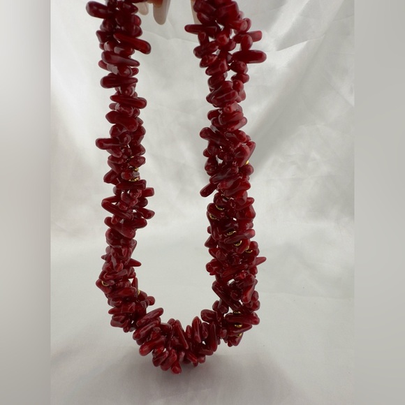 New Bohostyle Red Coral Necklace - Picture 5 of 9
